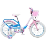 Велосипед Stels Pilot-190 16" V030 9" Белый/розовый/голубой