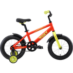 Велосипед Stark Foxy 14" оранжевый/зеленый