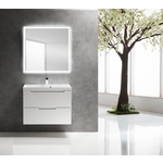 Фото Мебель для ванной BelBagno Vittoria 80x45 Bianco Lucido купить недорого низкая цена