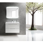 Фото Мебель для ванной BelBagno Vittoria 90x45 Bianco Lucido купить недорого низкая цена