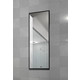 Зеркало в раме Мебелик Сельетта-6 глянец черный 110х40х9 (П0003122)