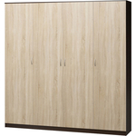 Шкаф четырехдверный Шарм-Дизайн Лайт 180х60 венге+дуб сонома