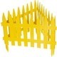 Забор декоративный PALISAD Рейка 28 х 300 см, желтый