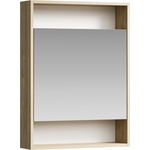Зеркальный шкаф Aqwella Сити 60х80 дуб балтийский (SIT0406DB)