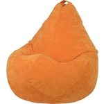 Кресло-мешок DreamBag Оранжевый микровельвет 3XL 150x110