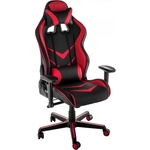 Фото Компьютерное кресло Woodville Racer черное/красное купить недорого низкая цена