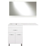Мебель для ванной Style line Валеро Люкс 60 (120L) под стиральную машину, белая