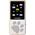 MP3 плеер Digma S4 8Gb white/orange