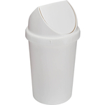 Контейнер для мусора Nofer 45 литров, с крышкой, белый (14023.W)