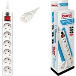 Сетевой фильтр для ИБП Buro 600SH-1.8-UPS-W 1.8м (6 розеток) белый, IEC320