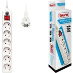 Сетевой фильтр Buro 600SH-5-W 5м (6 розеток) белый