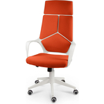 Кресло офисное NORDEN IQ white plastic orange белый пластик/оранжевая ткань