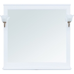 Зеркало Aquanet Валенса 105 без светильников, белое матовое (238830)