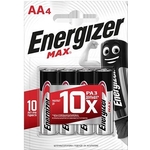 Батарейка ENERGIZER (4 шт) MAX E91/AA 1,5V