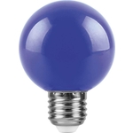 Лампа светодиодная Feron LB-37125906 E27 3W синий Шар Матовая