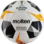 Мяч футбольный Molten F5U5003-G19 р. 5, бело-оранжево-черный