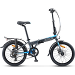 Велосипед Stels Pilot-630 MD 20" V010 11.5" Серый/синий