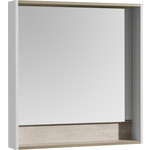 Зеркало Акватон Капри 80 с подсветкой, бетон пайн (1A230402KPDA0)