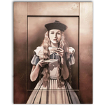 Картина с арт рамой Дом Корлеоне Алиса в стране чудес 70x90 см