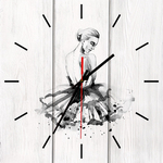 Настенные часы Дом Корлеоне Балерина 40x40 см