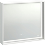 Зеркало Cersanit Louna 80 с подсветкой, белое (SP-LU-LOU80-Os)