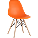 Стул Stool Group Eames оранжевый/деревянные ножки 8056PP orange