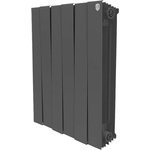 Радиатор отопления ROYAL Thermo Piano Forte 500 биметаллический, 10 секций, noir sable (RTPNNS50010)