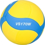 Мяч волейбольный Mikasa VS170W-Y-BL, р.5, вес 160-180 г, FIVB Insp