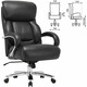 Кресло офисное Brabix Pride HD-100 натуральная кожа черное Premium (531940)