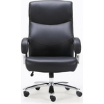 Кресло офисное Brabix Total HD-006 экокожа/хром черное Premium (531933)