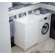 Тумба под раковину Corozo Альтаир 57 (120) напольная, под стиральную машинку, белая (SD-00000500)