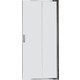 Дверное полотно Vincea Garda VHC-1G 100x190 профиль хром, стекло прозрачное (VHC-1G100CL)