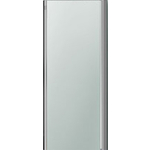 Боковая стенка Vincea Garda VSG-1G 100x190 профиль хром, стекло шиншилла (VSG-1G100CH)