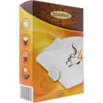 Фильтр для кофеварки Konos капельного типа, отбеленные, 100 шт. (KONOS4/100W)