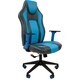 Кресло Chairman Game 23 экопремиум серый/голубой