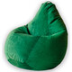 Кресло-мешок Bean-bag Груша зеленый микровельвет XL