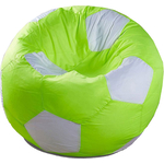 Кресло бескаркасное Mypuff Футбольный мяч Лайм оксфорд ball-217-013