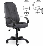 Кресло офисное Brabix Classic EX-685 ткань С серое 532023