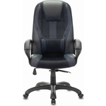 Фото Кресло компьютерное Brabix Premium Rapid GM-102 экокожа/ткань, черное/серое (532105) купить недорого низкая цена