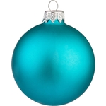 Елочное украшение MOROZCO шар Новогодний 85 мм голубой матовый