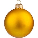Елочное украшение MOROZCO шар Новогодний 85 мм золото матовый
