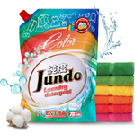 Гель для стирки Jundo Color концентрированный для цветного белья, запасной блок, 1,2 л, 78 стирок