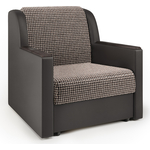 Кресло-кровать Шарм-Дизайн Аккорд Д корфу коричневый и экокожа шоколад