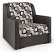 Кресло-кровать Шарм-Дизайн Аккорд Д экокожа шоколад и ромб