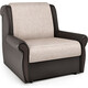 Кресло-кровать Шарм-Дизайн Аккорд М корфу беж и экокожа шоколад
