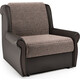Кресло-кровать Шарм-Дизайн Аккорд М корфу коричневый и экокожа шоколад