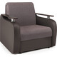 Кресло-кровать Шарм-Дизайн Гранд Д рогожка латте и экокожа шоколад