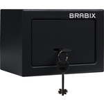 Сейф мебельный Brabix SF0140KL ключевой замок черный (291140)