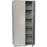 Шкаф металлический для документов Brabix KBS010 2 отделения, сварной (291159)