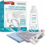 Комплект Brezo для ухода за стеклокерамическими и индукционными плитами 97072